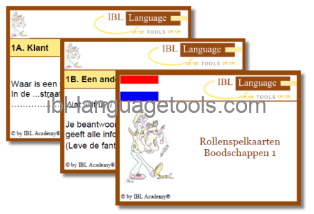 Rollenspelkaarten - Boodschappen 1 - Nederlands