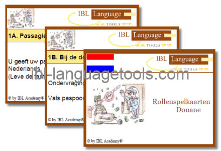 Rollenspelkaarten - Douane - Nederlands