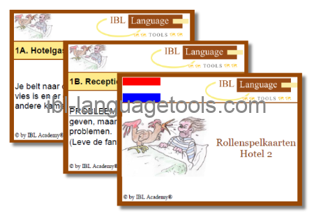 Rollenspelkaarten - Hotel 2 - Nederlands