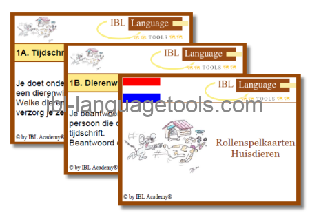 Rollenspelkaarten - Huisdieren - Nederlands