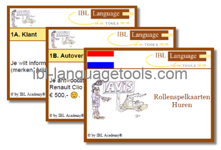Rollenspelkaarten - Huren - Nederlands