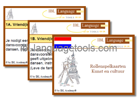 Rollenspelkaarten - Kunst en cultuur - Nederlands