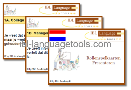 Rollenspelkaarten - Presenteren - Nederlands