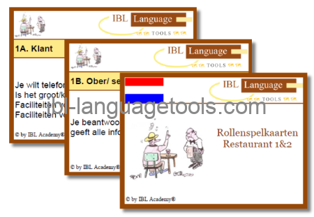 Rollenspelkaarten - Restaurant 1 & 2 - Nederlands