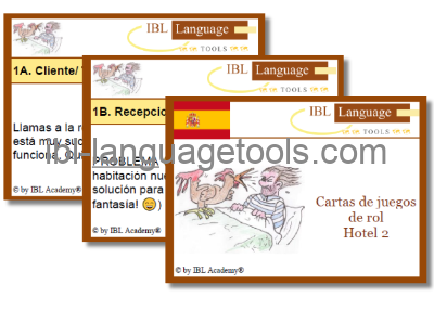 Rollenspelkaarten - Hotel 2 - Spaans
