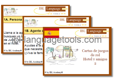 Rollenspelkaarten - Hotel & vrienden 2 - Spaans