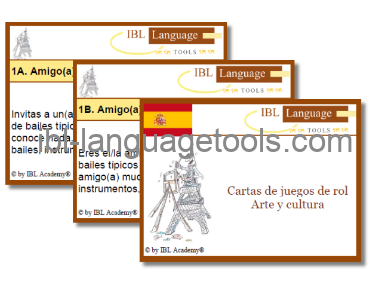 Rollenspelkaarten - Kunst en cultuur - Spaans
