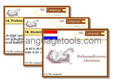 Rollenspelkaarten - Literatuur - Nederlands