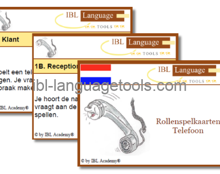 Rollenspelkaarten - Telefoon 1 - Nederlands