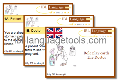 Rollenspelkaarten - Dokter - Engels