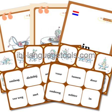 VocaKit® - Voorzetsels en bijwoorden - Nederlands