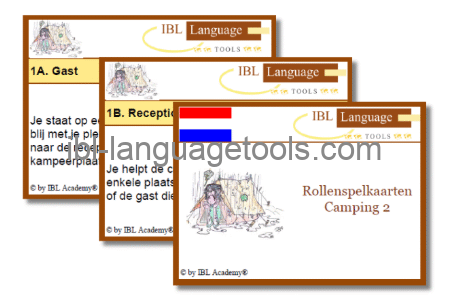 Rollenspelkaarten - Camping 2 - Nederlands