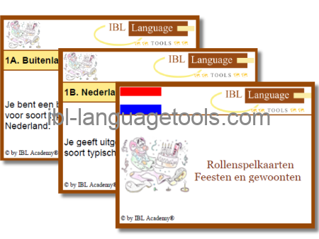 Rollenspelkaarten - Feesten en Gewoonten - Nederlands