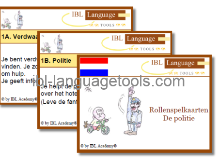 Rollenspelkaarten - Politie - Nederlands