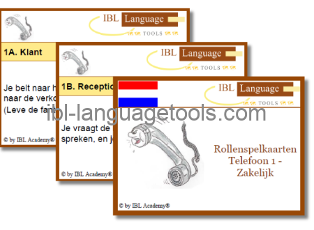 Rollenspelkaarten - Telefoon 1 - Zakelijk - Nederlands