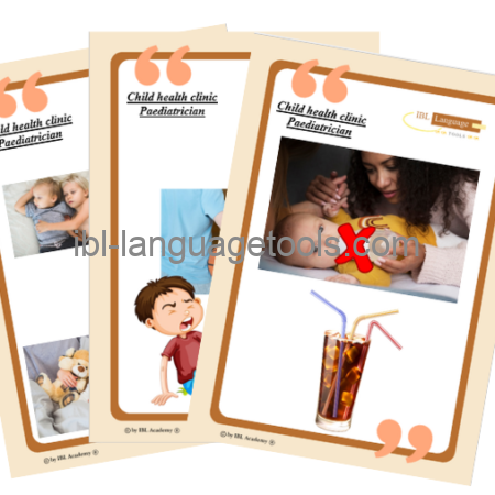 Conversatiekaarten - Consultatiebureau-Kinderarts - Engels