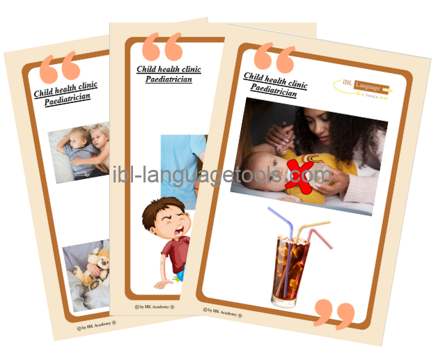 Conversatiekaarten - Consultatiebureau-Kinderarts - Engels