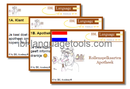Rollenspelkaarten - Apotheek - Nederlands