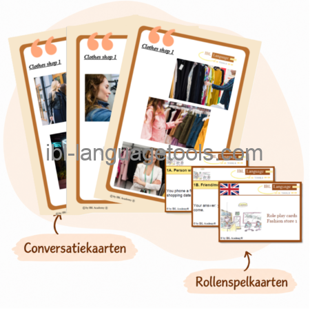 Conversatie Kit - Kledingzaak 1 - Engels
