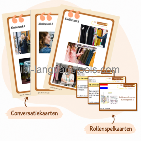 Conversatie Kit - Kledingzaak 1 - Nederlands